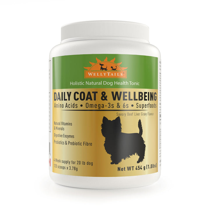 WellyTails® Daily Coat &amp; Wellbeing - para perros pequeños