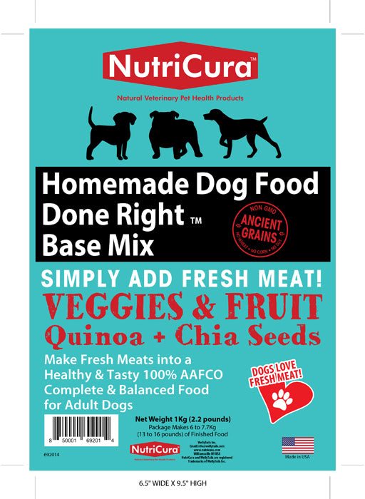 NutriCura  Veterinary Clinic Make Your Own AAFCO Adult & Senior Dog Food