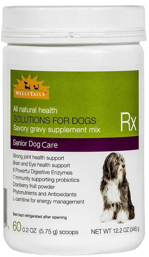 Senior Dog Nutritional Supplement for Joint and Urinary Tract Health WellyTails